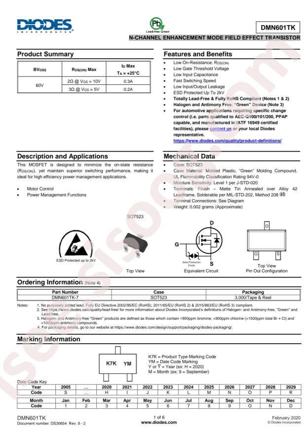 DMN601TK-7