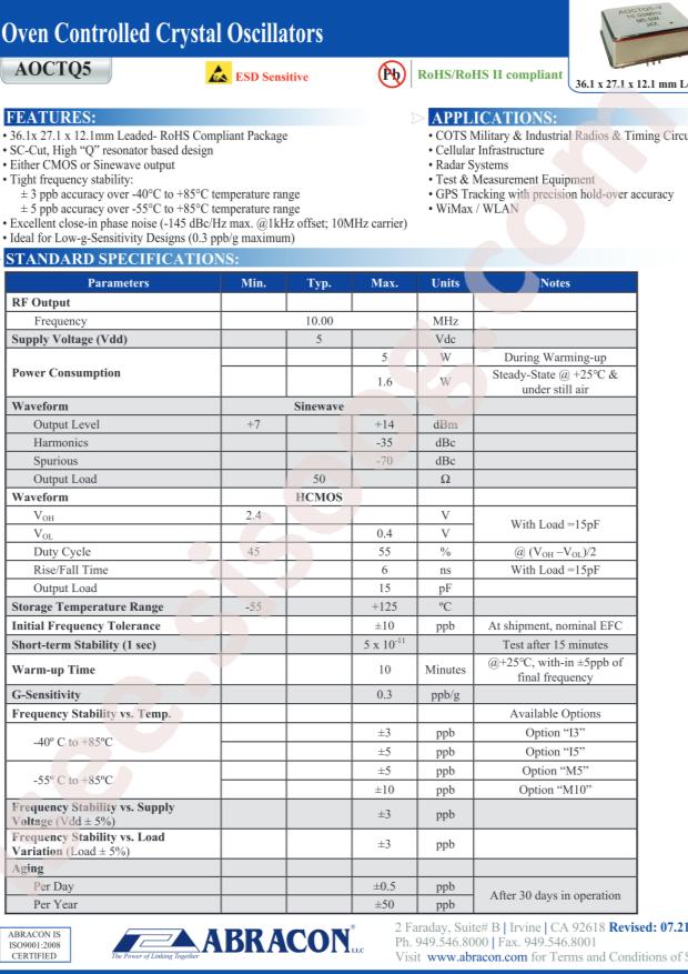 AOCTQ5-X-10.000MHZ-M10-SW