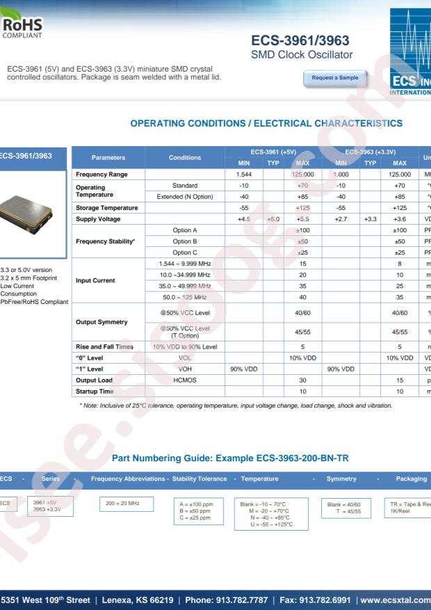 ECS-3963-400-BN-TR