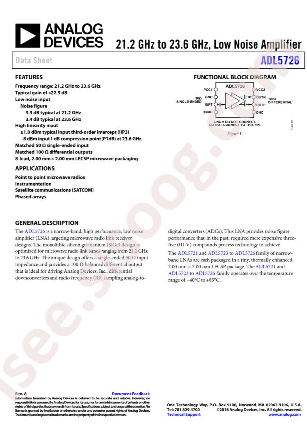 ADL5726ACPZN-R7
