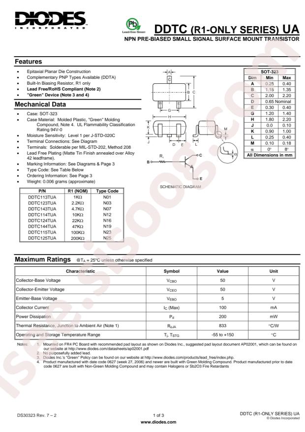DDTC123TUA-7-F