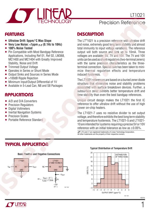 LT1021DCS8-5#PBF