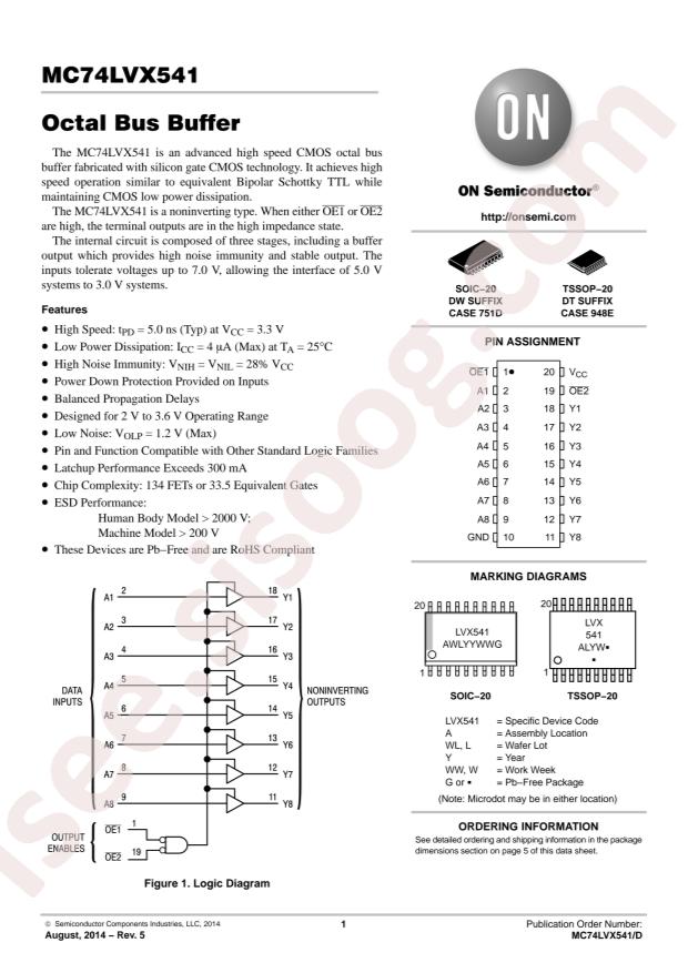 MC74LVX541DWG