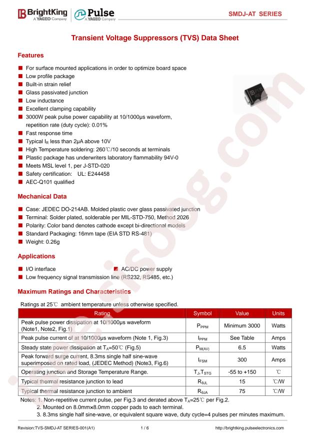 SMDJ15A-AT/TR7