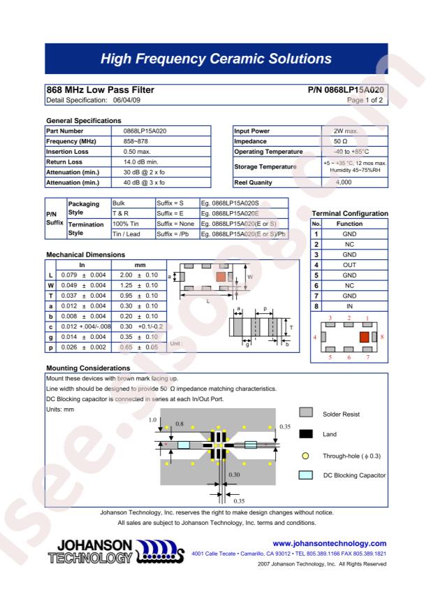0868LP15A020E