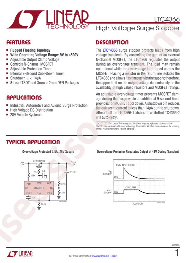 LTC4366MPDDB-1#TRPBF