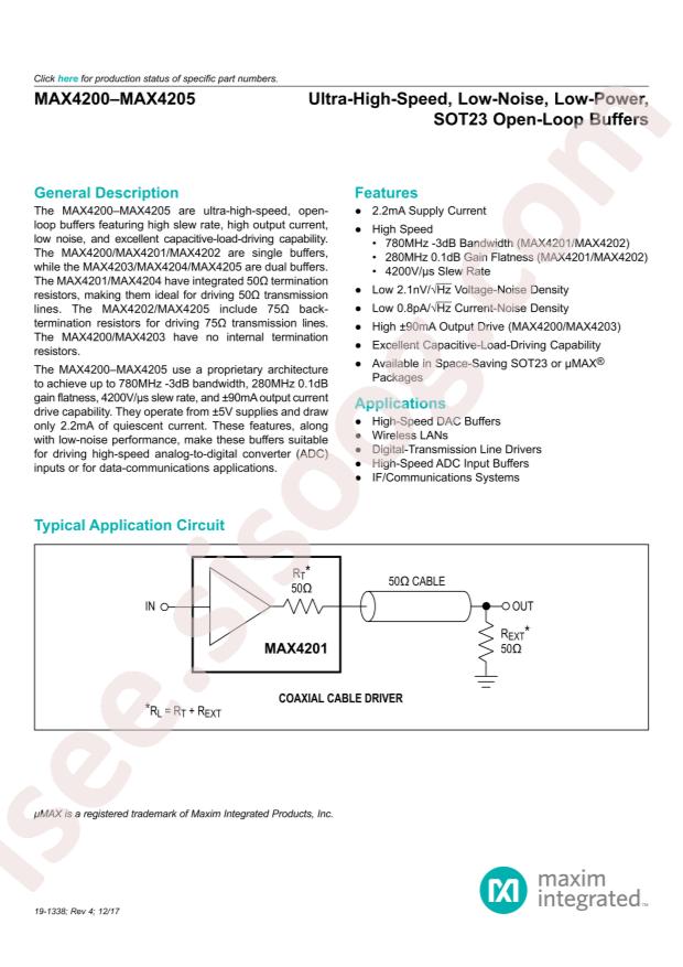 MAX4204EUA+T