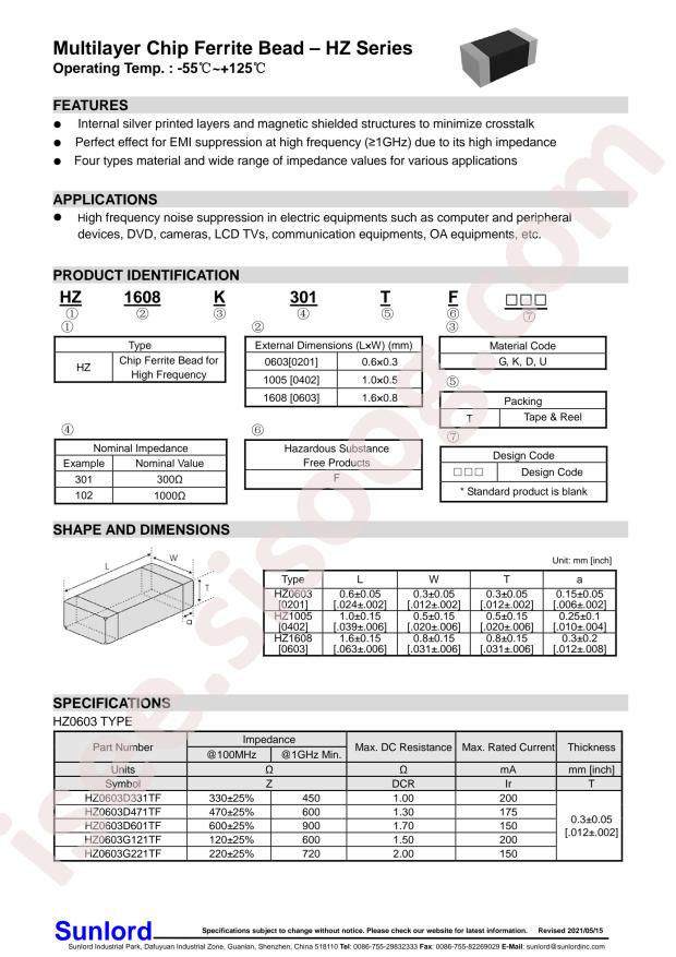HZ1005K181TF