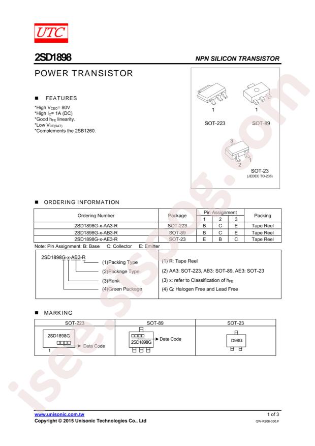 2SD1898G-Q-AB3-R