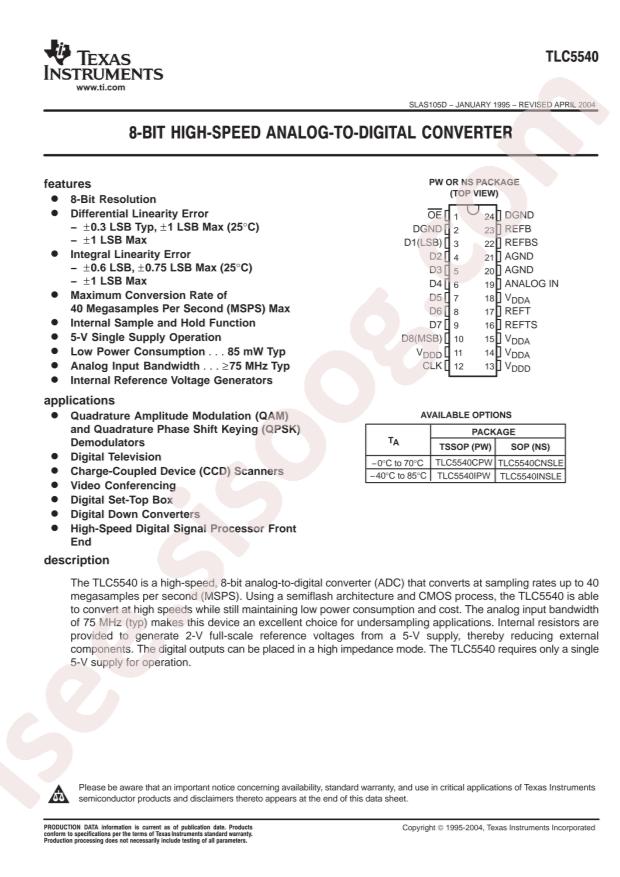 TLC5540IPW
