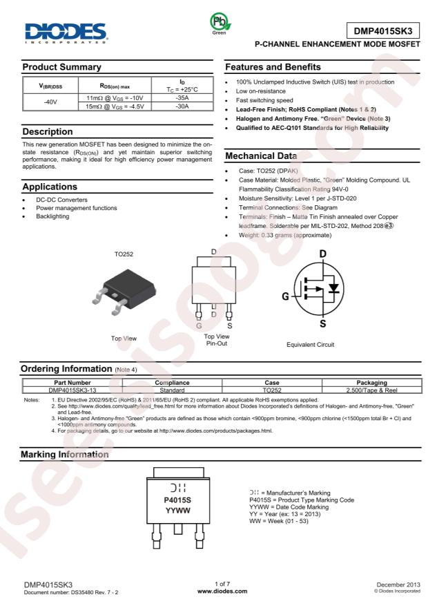 DMP4015SK3-13