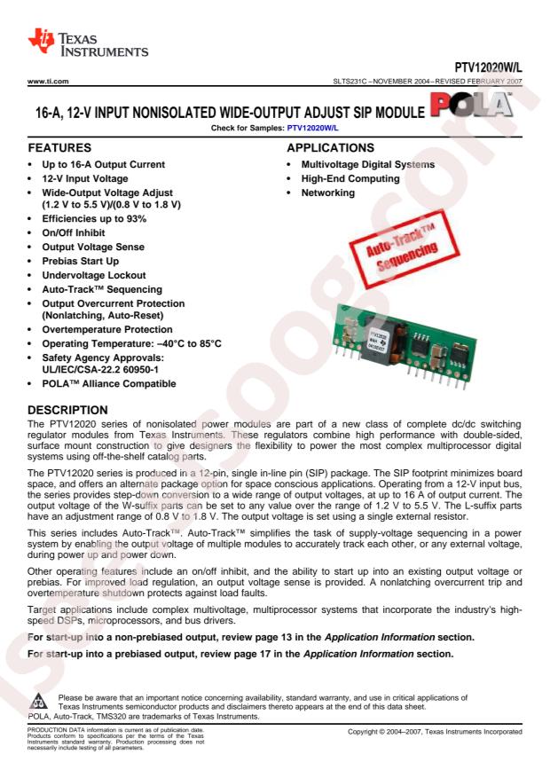 PTV12020WAH