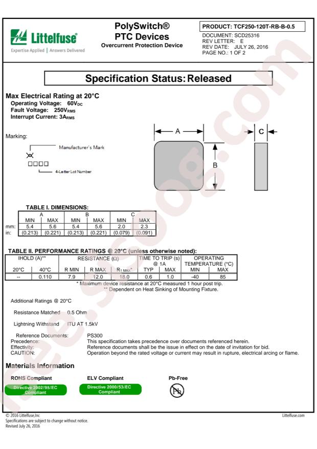 TCF250-120T-RB-B-0.5