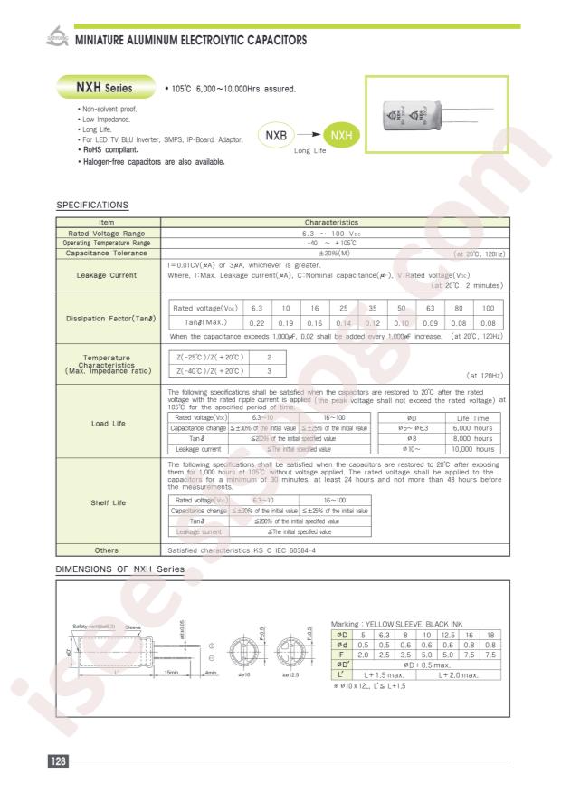 NXH 25V3300 16*25