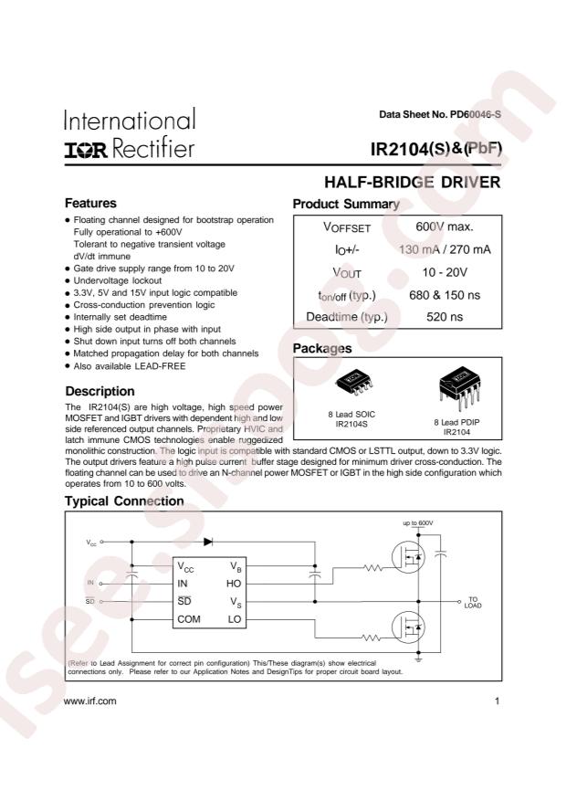 IR2104SPBF