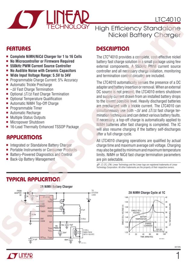 LTC4010CFE#PBF