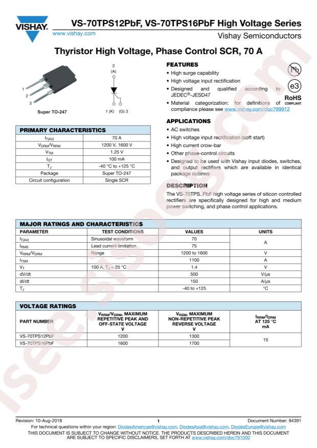 VS-70TPS12PBF