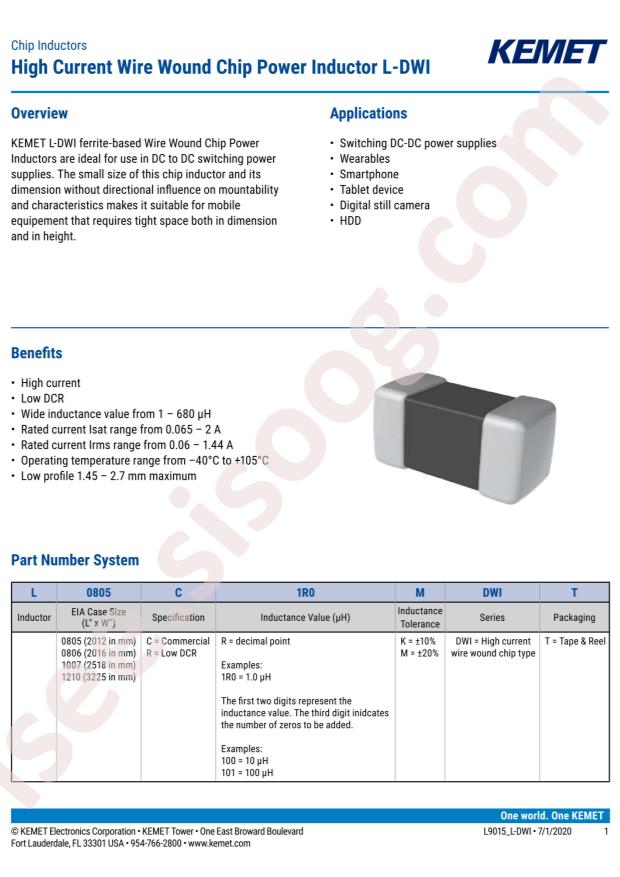 L0805C220MDWIT