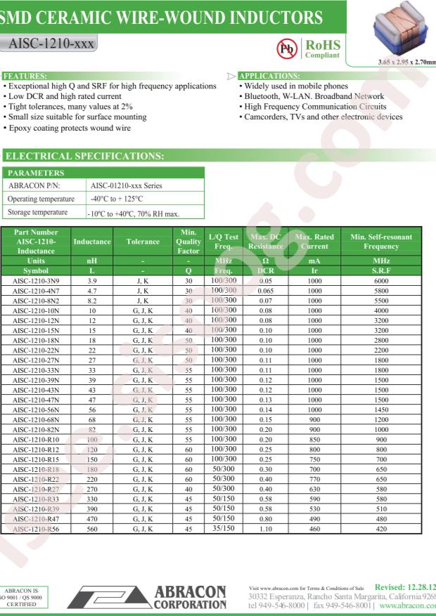 AISC-1210-82NJ-T