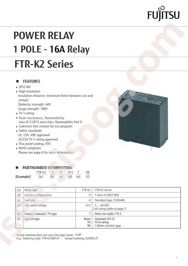 FTR-K2AK005T
