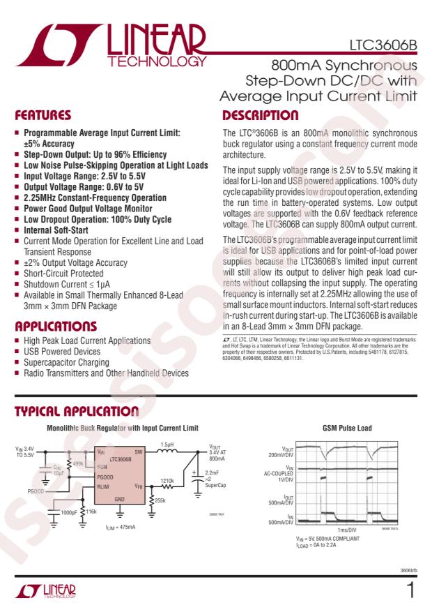LTC3606BEDD#PBF