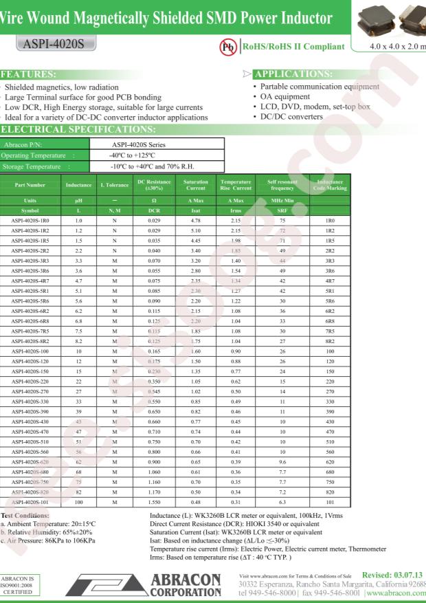 ASPI-4020S-430M-T