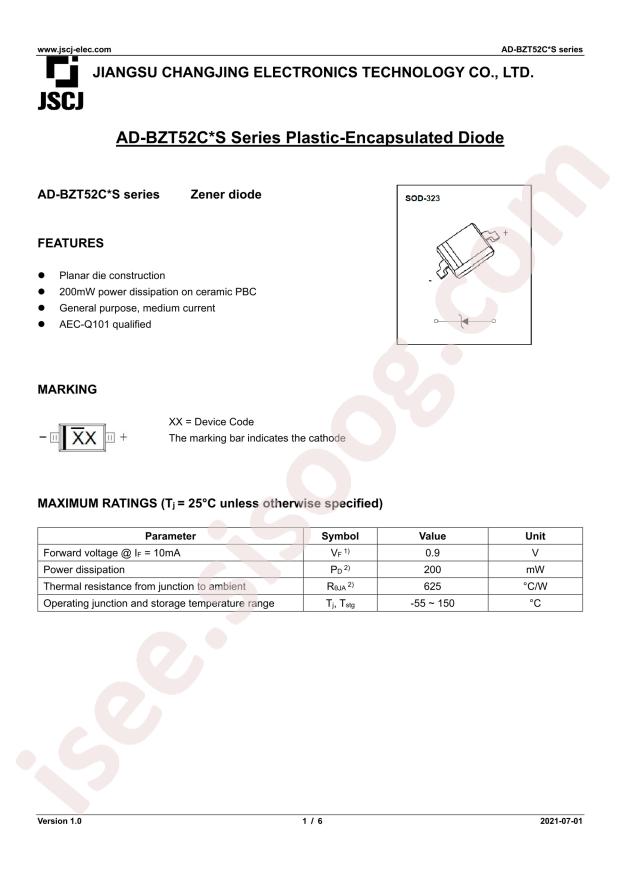 AD-BZT52C4V7S