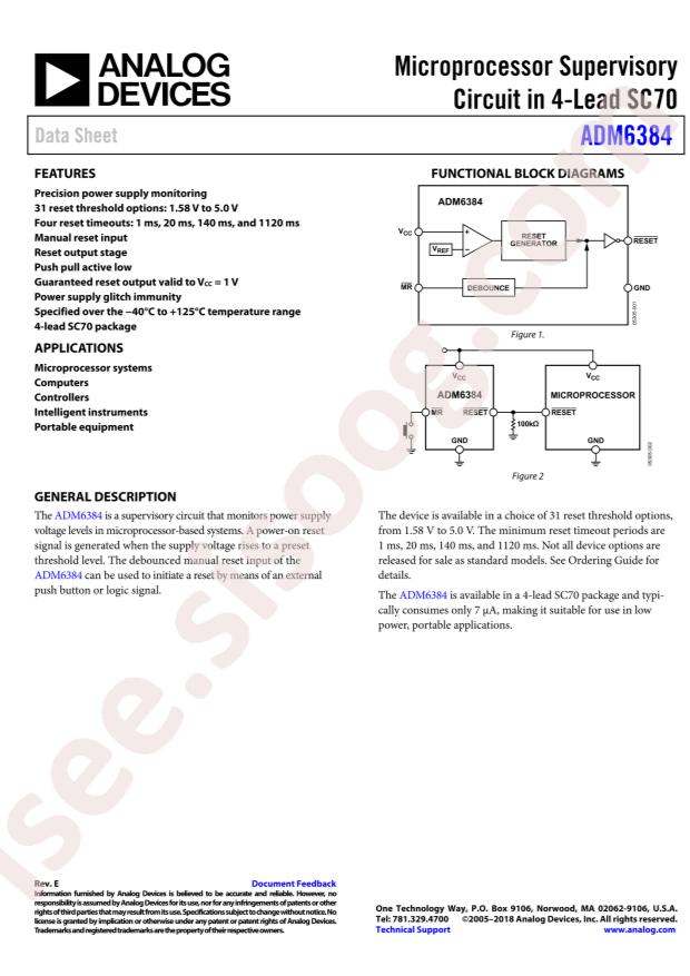 ADM6384YKS39D2Z-R7