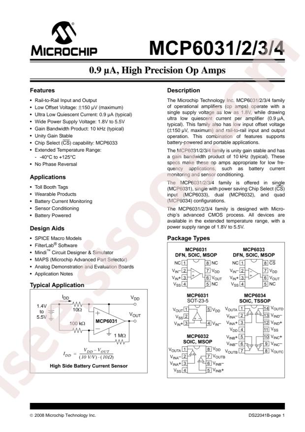 MCP6032-E/SN