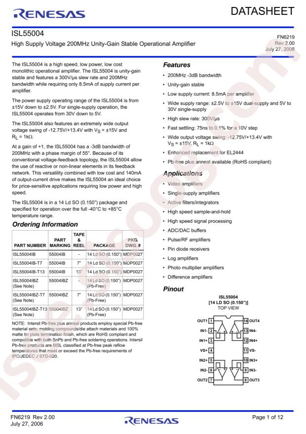 ISL55004IBZ-T7