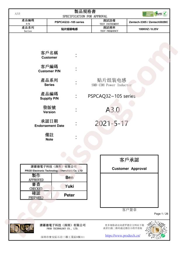 PSPHAQ127-151M