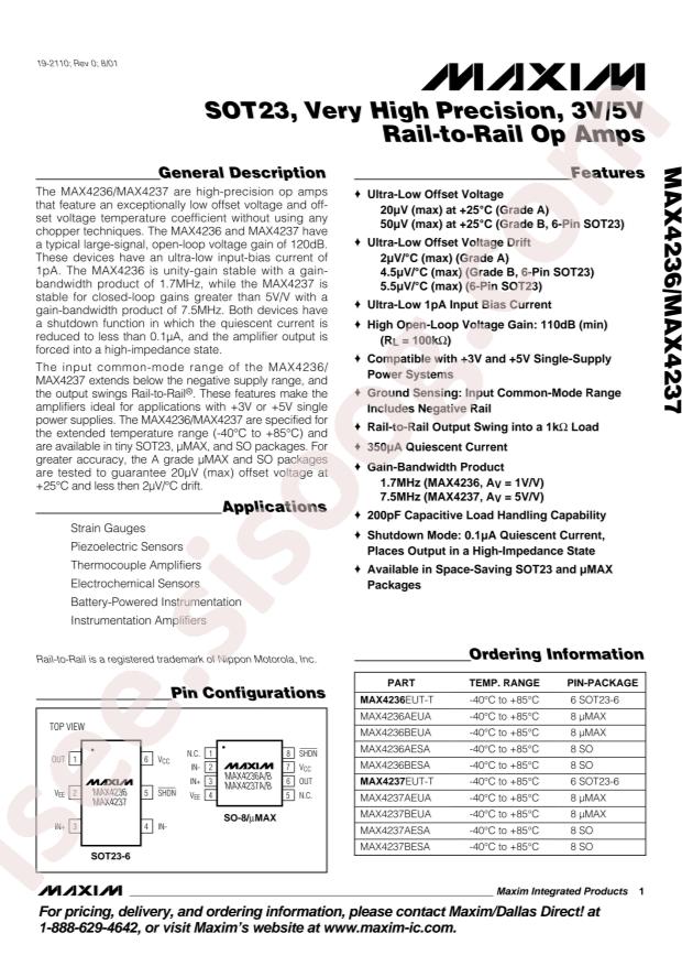 MAX4236AEUA+