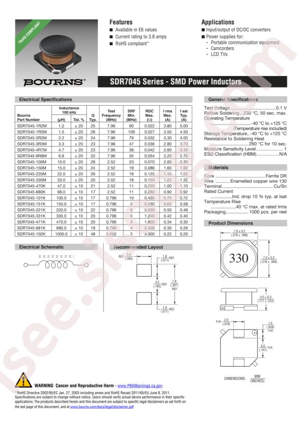 SDR7045-470K