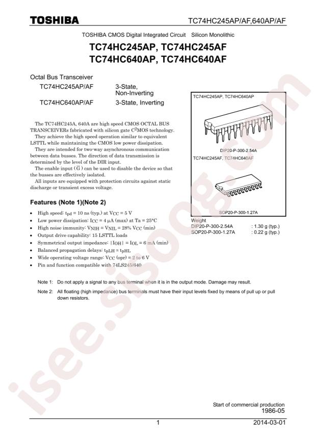 TC74HC245APF