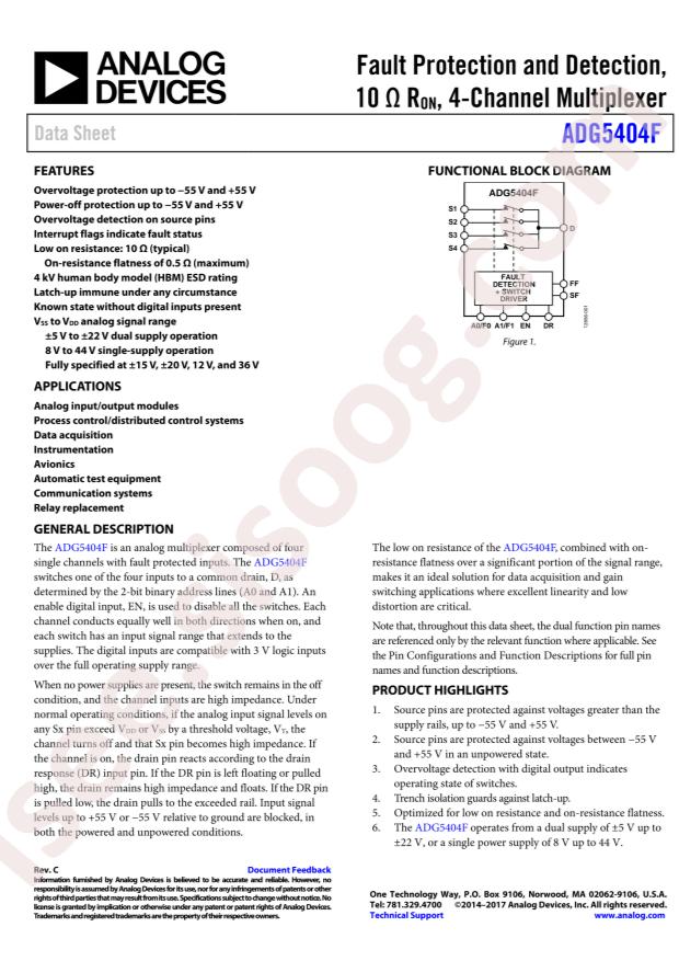 ADG5404FBRUZ-RL7