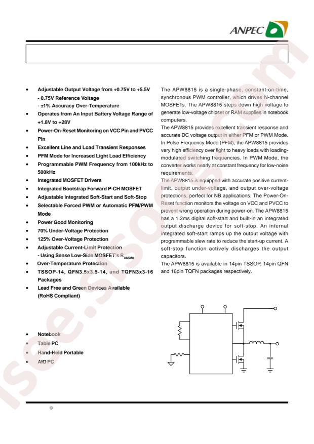 APW8815QAI-TRG