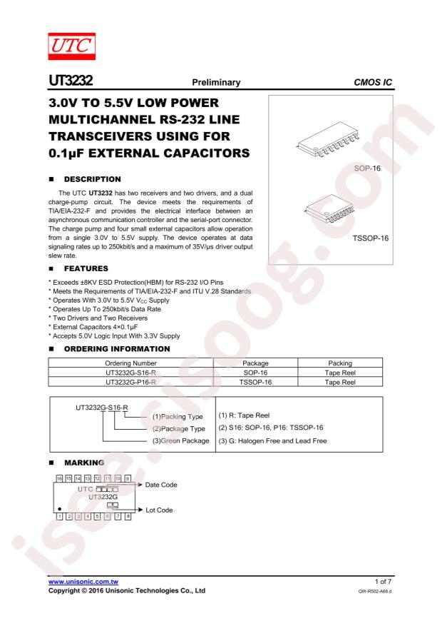 UT3232G-S16-R