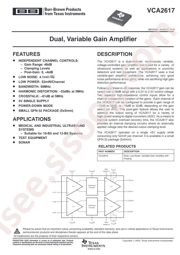 VCA2617RHBT