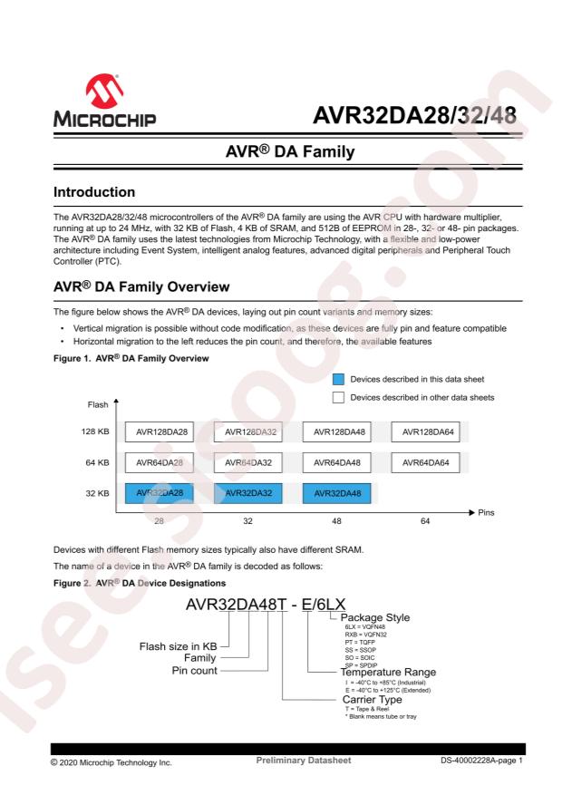 AVR32DA48-E/6LX