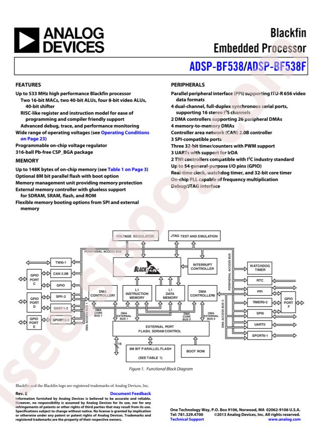 ADSP-BF538BBCZ-5A