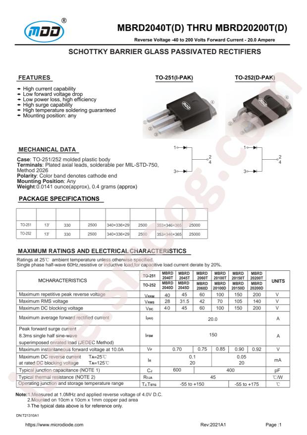 MBRD2060D