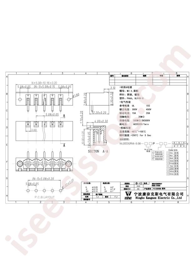 WJ2EDGRM-5.08-15P