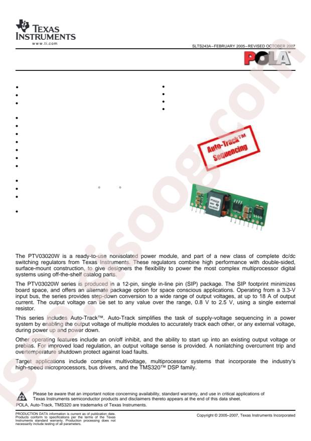 PTV03020WAH