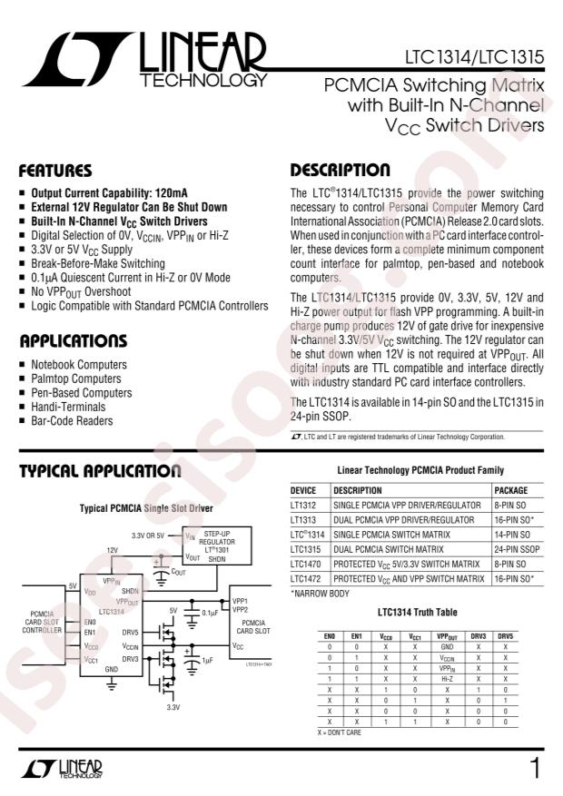 LTC1314CS#PBF