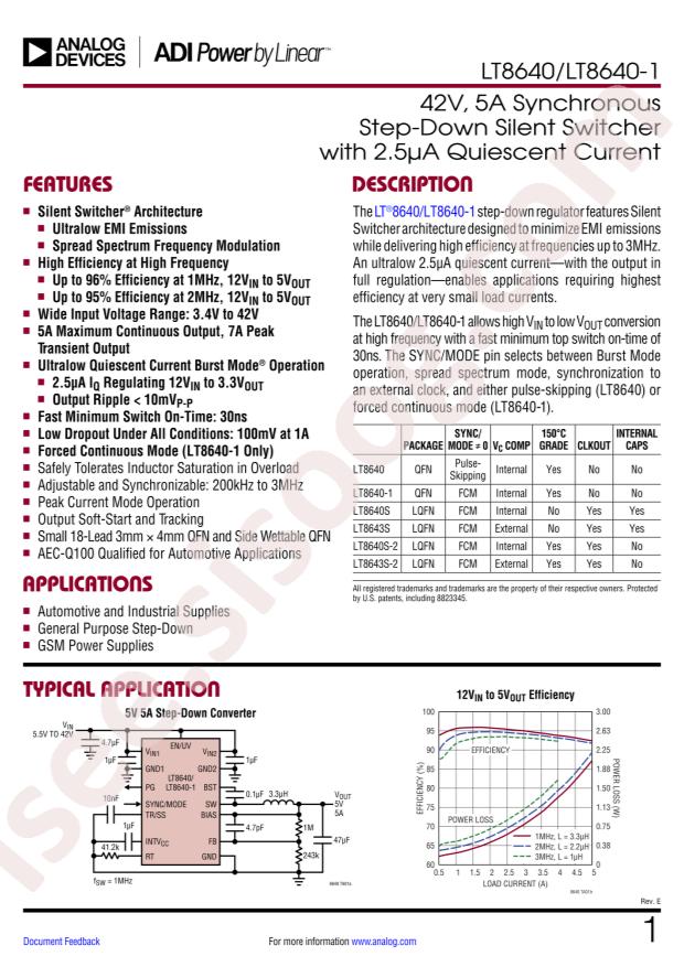 LT8640EUDC-1#PBF