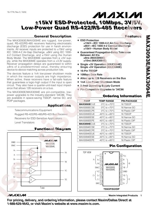 MAX3094EESE+