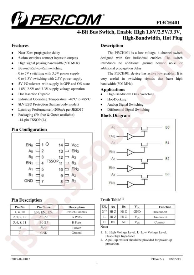 PI3CH401LEX