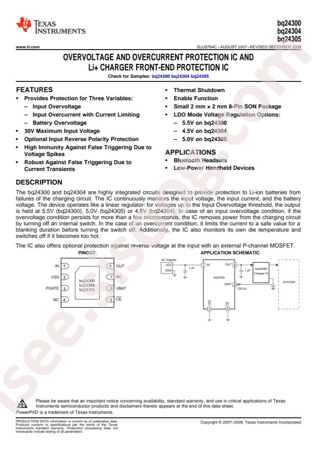 BQ24300DSGR