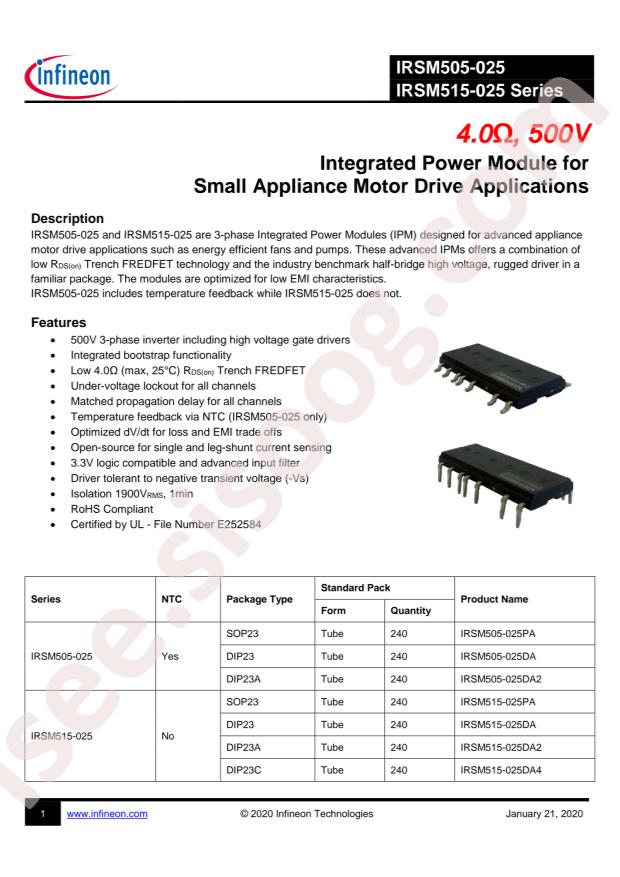 IRSM515-025DA4