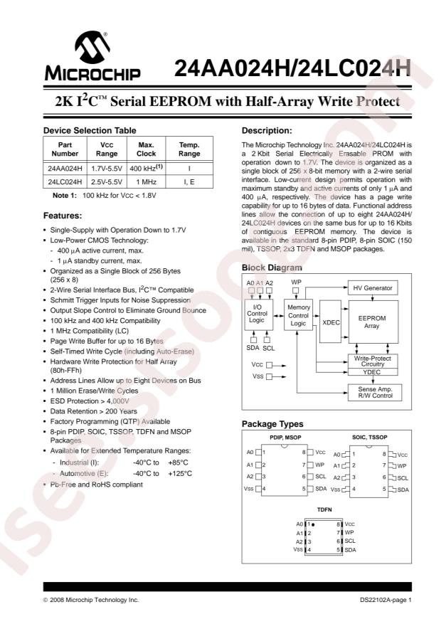 24LC024H-E/SN